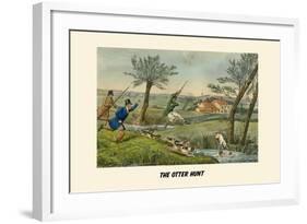 The Otter Hunt-Henry Thomas Alken-Framed Art Print