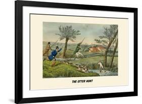 The Otter Hunt-Henry Thomas Alken-Framed Art Print