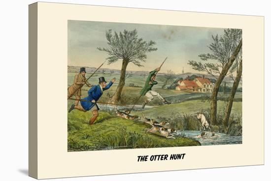 The Otter Hunt-Henry Thomas Alken-Stretched Canvas