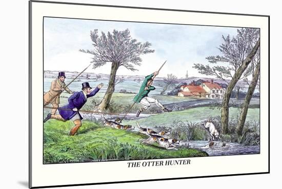 The Otter Hunter-Henry Thomas Alken-Mounted Art Print