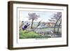 The Otter Hunter-Henry Thomas Alken-Framed Premium Giclee Print