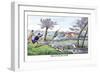 The Otter Hunter-Henry Thomas Alken-Framed Premium Giclee Print