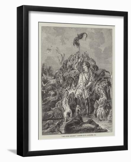 The Otter Speared-Edwin Landseer-Framed Giclee Print