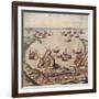 The Ottoman Corsair Khayr Al-Din Barbarossa Against Charles V's Army, 1535-Franz Jansz Post-Framed Giclee Print