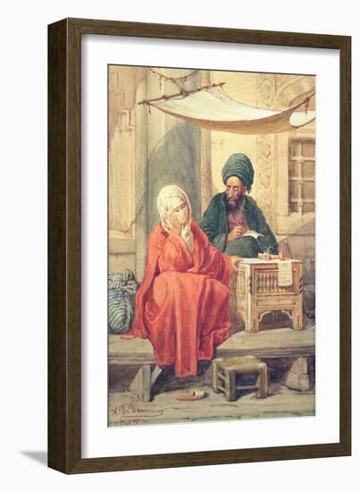 The Ottoman Scribe-Antonio de Dominici-Framed Giclee Print