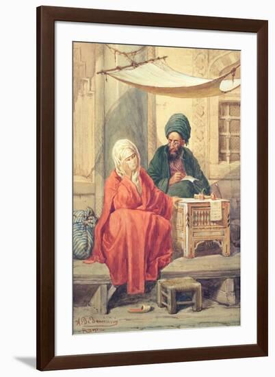 The Ottoman Scribe-Antonio de Dominici-Framed Giclee Print