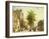 The Oude Zijds Voorburgwal in Amsterdam-Cornelis Springer-Framed Giclee Print