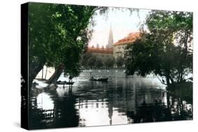 The Ouse at Bedford, 1926-null-Stretched Canvas