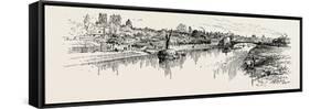 The Ouse at York, Uk. the River Ouse Is a River in North Yorkshire, England-null-Framed Stretched Canvas