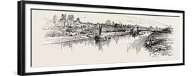 The Ouse at York, Uk. the River Ouse Is a River in North Yorkshire, England-null-Framed Premium Giclee Print