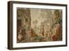 The Outdoor Market, from Village Festivals, 1775-89-Etienne Jeaurat-Framed Giclee Print