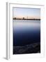 The Outer Alster Lake, Schwanenwik, Dusk, Skyline, Panorama, Hanseatic City of Hamburg, Germany-Axel Schmies-Framed Photographic Print