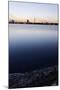 The Outer Alster Lake, Schwanenwik, Dusk, Skyline, Panorama, Hanseatic City of Hamburg, Germany-Axel Schmies-Mounted Photographic Print