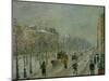 The Outer Boulevards: Snow, 1879-Camille Pissarro-Mounted Giclee Print