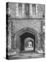 The Outer Gate of Winchester College Which Dates from 1395-Cornell Capa-Stretched Canvas