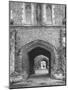 The Outer Gate of Winchester College Which Dates from 1395-Cornell Capa-Mounted Premium Photographic Print