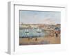 The Outer Harbour at Dieppe, 1902-Camille Pissarro-Framed Giclee Print