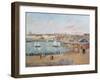 The Outer Harbour at Dieppe, 1902-Camille Pissarro-Framed Giclee Print