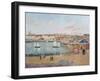 The Outer Harbour at Dieppe, 1902-Camille Pissarro-Framed Giclee Print