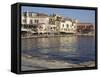 The Outer Harbour, Chania, Crete, Greece-Sheila Terry-Framed Stretched Canvas