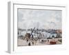 The Outer Harbour of Le Havre, Morning Sun-Camille Pissarro-Framed Giclee Print
