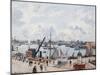 The Outer Harbour of Le Havre, Morning Sun-Camille Pissarro-Mounted Giclee Print