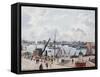 The Outer Harbour of Le Havre, Morning Sun-Camille Pissarro-Framed Stretched Canvas