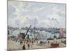 The Outer Harbour of Le Havre, Quai De Southampton, the Honfleur Boat Leaving the Harbour, 1903-Camille Pissarro-Mounted Giclee Print