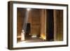 The Outer Hypostyle Hall in the Temple of Hathor, Dendera Necropolis, Qena-Tony Waltham-Framed Photographic Print