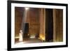 The Outer Hypostyle Hall in the Temple of Hathor, Dendera Necropolis, Qena-Tony Waltham-Framed Photographic Print