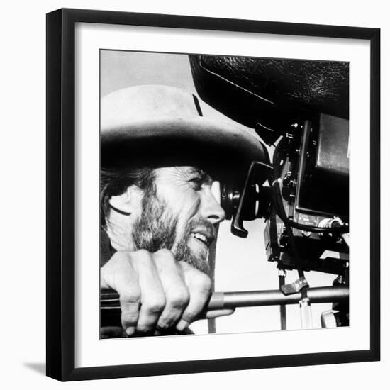 The Outlaw Josey Wales, Actor-Director Clint Eastwood, on Set, 1976-null-Framed Photo