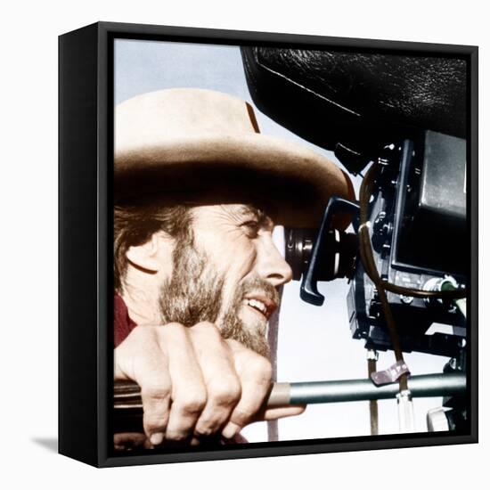 THE OUTLAW JOSEY WALES, actor-director Clint Eastwood, on set, 1976-null-Framed Stretched Canvas