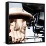 THE OUTLAW JOSEY WALES, actor-director Clint Eastwood, on set, 1976-null-Framed Stretched Canvas