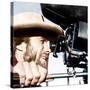 THE OUTLAW JOSEY WALES, actor-director Clint Eastwood, on set, 1976-null-Stretched Canvas