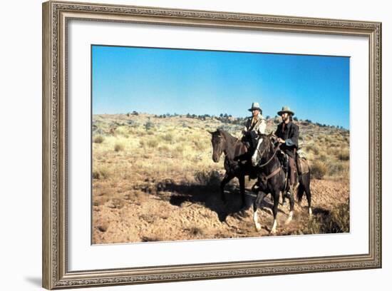 The Outlaw Josey Wales, Chief Dan George, Clint Eastwood, 1976-null-Framed Photo