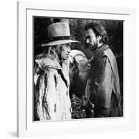 The Outlaw Josey Wales, Chief Dan George, Clint Eastwood, 1976-null-Framed Premium Photographic Print