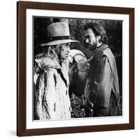 The Outlaw Josey Wales, Chief Dan George, Clint Eastwood, 1976-null-Framed Premium Photographic Print