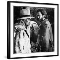 The Outlaw Josey Wales, Chief Dan George, Clint Eastwood, 1976-null-Framed Premium Photographic Print