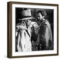 The Outlaw Josey Wales, Chief Dan George, Clint Eastwood, 1976-null-Framed Premium Photographic Print