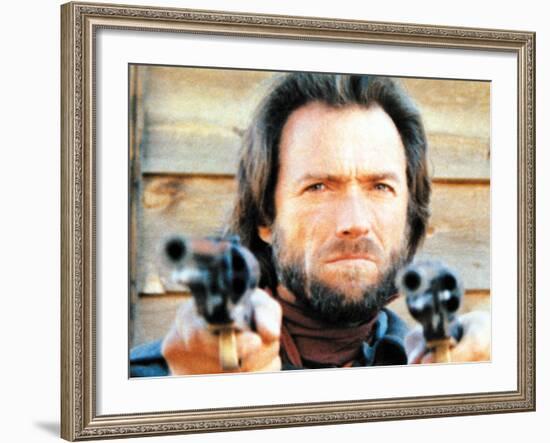 The Outlaw Josey Wales, Clint Eastwood, 1976-null-Framed Photo