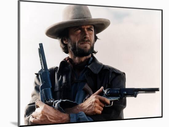 The Outlaw Josey Wales, Clint Eastwood, 1976-null-Mounted Photo