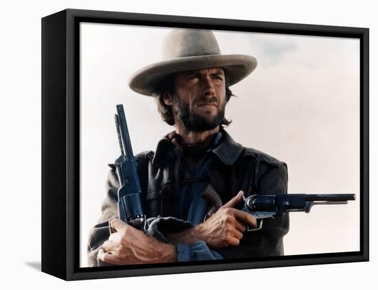 The Outlaw Josey Wales, Clint Eastwood, 1976-null-Framed Stretched Canvas