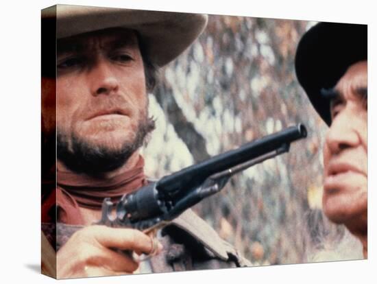 The Outlaw Josey Wales, Clint Eastwood, Chief Dan George, 1976-null-Stretched Canvas
