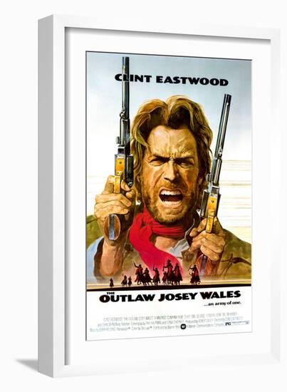 The Outlaw Josey Wales - Movie Poster Reproduction-null-Framed Photo