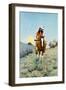 The Outlier 1909-Frederic Sackrider Remington-Framed Art Print