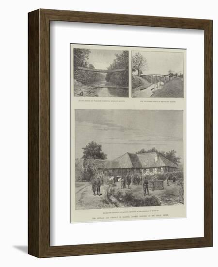 The Outrage and Conflict in Manipur, Eastern Frontier of the Indian Empire-Warry-Framed Giclee Print