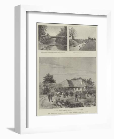 The Outrage and Conflict in Manipur, Eastern Frontier of the Indian Empire-Warry-Framed Giclee Print