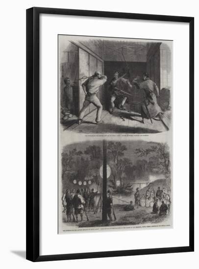 The Outrage on the British Embassy at Jeddo-null-Framed Giclee Print