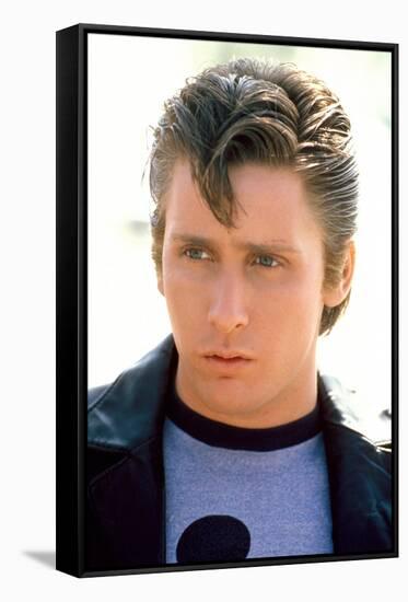 THE OUTSIDERS, 1982 directed by FRANCIS FORD COPPOLA Emilio Estevez (photo)-null-Framed Stretched Canvas