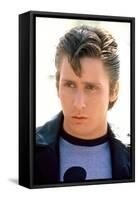 THE OUTSIDERS, 1982 directed by FRANCIS FORD COPPOLA Emilio Estevez (photo)-null-Framed Stretched Canvas